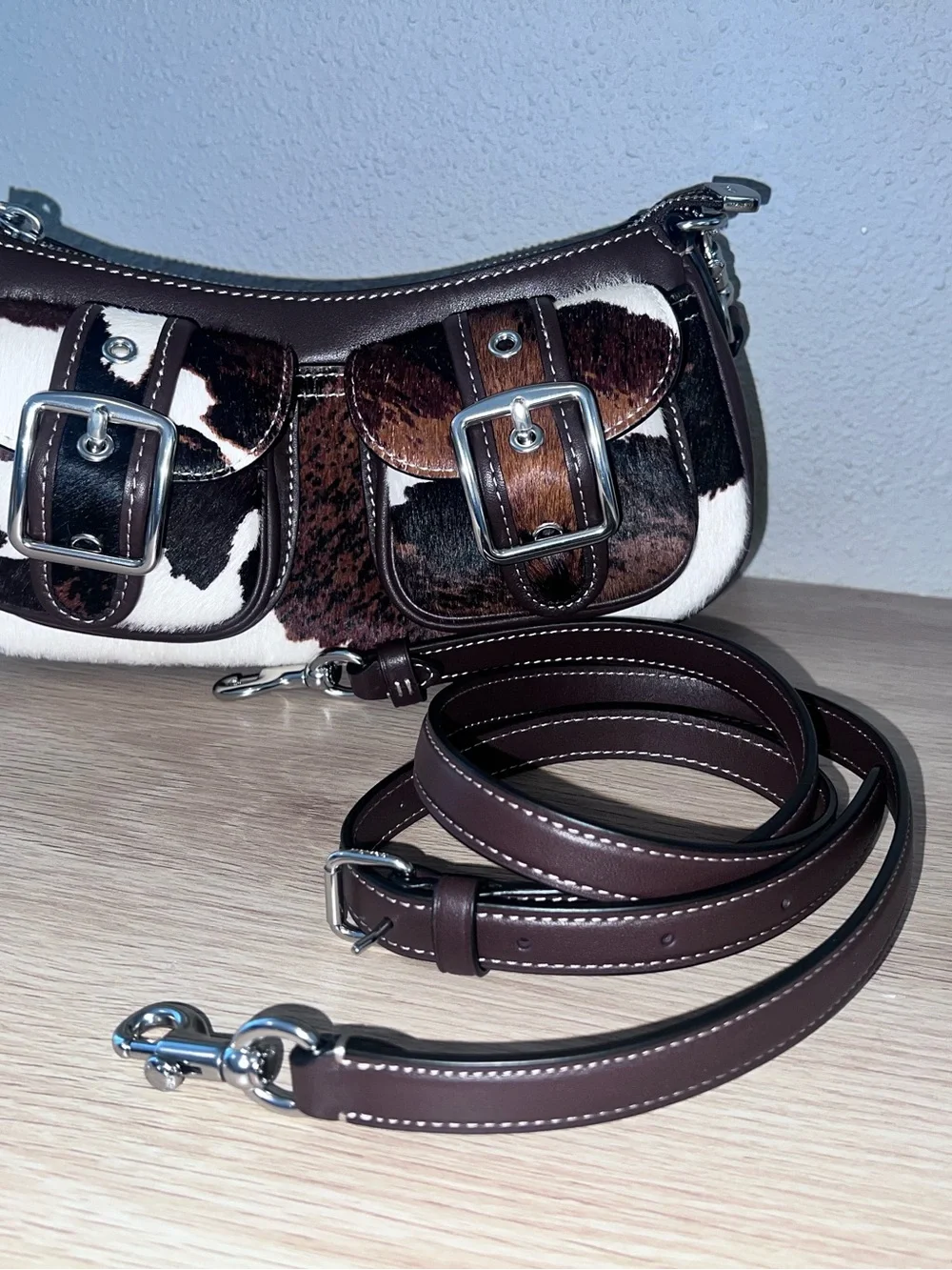 Coach Ashton Cowhide Print